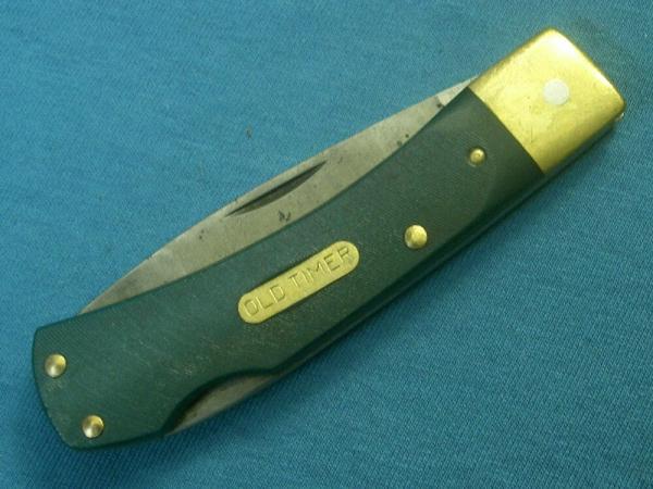 VINTAGE SCHRADE USA 5OT OLD TIMER GREEN LOCKBACK FOLDER HUNTING SKINNING FOLDING POCKET KNIFE KNIVES VINTAGE SCHRADE USA 5OT OLD TIMER GREEN LOCKBACK FOLDER HUNTING SKINNING FOLDING POCKET KNIFE KNIVES