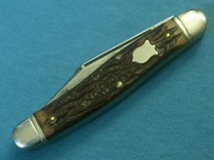 VINTAGE CAMILLUS NEW YORK USA 89 STOCKMAN CATTLEMANS FOLDING POCKET KNIFE KNIVES OLD
