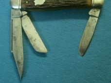 VINTAGE CAMILLUS NEW YORK USA 89 STOCKMAN CATTLEMANS FOLDING POCKET KNIFE KNIVES OLD VINTAGE CAMILLUS NEW YORK USA 89 STOCKMAN CATTLEMANS FOLDING POCKET KNIFE KNIVES OLD