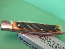 Boker Tree Brand Limited Edition Wash Board Brown Bone Trapper Pattern # 2526 WBB