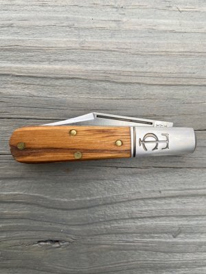 GEC SFO Lick Creek Cutlery Antique wormy chestnut #141122 B