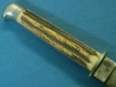 STAG E KNECHT SOLINGEN GERMANY WAIDMANNS HELFER SEIT 1906 HUNTING SKINNING BOWIE KNIFE KNIVES OLD STAG E KNECHT SOLINGEN GERMANY WAIDMANNS HELFER SEIT 1906 HUNTING SKINNING BOWIE KNIFE KNIVES OLD