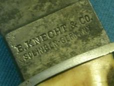 STAG E KNECHT SOLINGEN GERMANY WAIDMANNS HELFER SEIT 1906 HUNTING SKINNING BOWIE KNIFE KNIVES OLD STAG E KNECHT SOLINGEN GERMANY WAIDMANNS HELFER SEIT 1906 HUNTING SKINNING BOWIE KNIFE KNIVES OLD