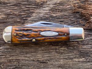 VINTAGE CASE XX GENUINE STAG TORPEDO JACK 5299 1/2 - POSSIBLE RED STAG? - VG USED COND