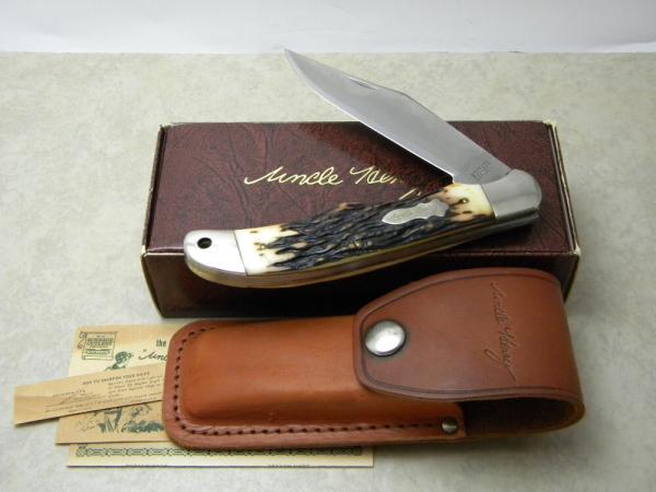 Schrade USA 127UH Uncle Henry Staglon Folding Hunter Knife - NIB Schrade USA 127UH Uncle Henry Staglon Folding Hunter Knife - NIB