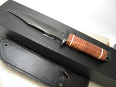 SOG Bowie 2.0 Stacked Leather Fixed Blade Knife NIB w/Leather Sheath SOG Bowie 2.0 Stacked Leather Fixed Blade Knife NIB w/Leather Sheath