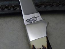 Schrade + USA 164UH Staglon Uncle Henry Badger Fixed Blade Sheath Knife in Box Schrade + USA 164UH Staglon Uncle Henry Badger Fixed Blade Sheath Knife in Box
