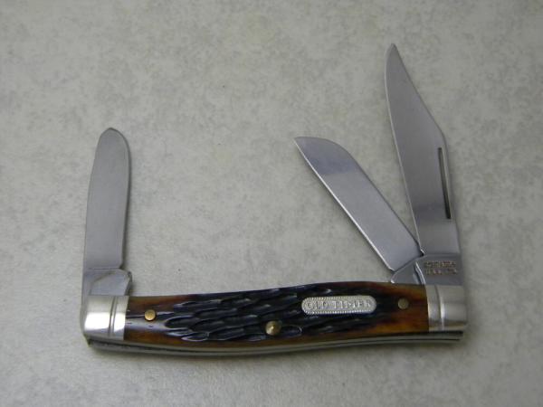 Schrade + USA LTD. Old Timer Bone Stockman Knife Schrade + USA LTD. Old Timer Bone Stockman Knife
