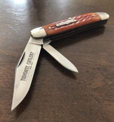 2010 - Great Eastern Cutlery (GEC) Tidioute - Serpentine Jack Jigged Orange Bone - 3 1/2" 661210 2010 - Great Eastern Cutlery (GEC) Tidioute - Serpentine Jack Jigged Orange Bone - 3 1/2" 661210