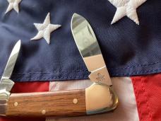Vintage J A Henckels 2 Blade Canoe w/ Walnut Handles -NM -NICE ONE! Vintage J A Henckels 2 Blade Canoe w/ Walnut Handles -NM -NICE ONE!