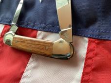 Vintage J A Henckels 2 Blade Canoe w/ Walnut Handles -NM -NICE ONE! Vintage J A Henckels 2 Blade Canoe w/ Walnut Handles -NM -NICE ONE!