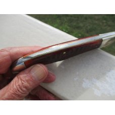 REDUCED PRICE!!! 1940-1964 CASE XX  6165SAB PRETTY  RED WORM GROOVED HANDLES 
