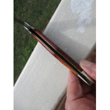 REDUCED PRICE!!! 1940-1964 CASE XX  6165SAB PRETTY  RED WORM GROOVED HANDLES 