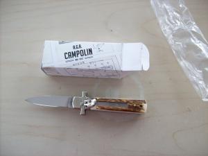 A. G. A. Campolin Dominus Lever Maltese Cross 6 Incher W/Genuine Stag/Antler NIB
