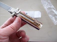 A. G. A. Campolin Dominus Lever Maltese Cross 6 Incher W/Genuine Stag/Antler NIB