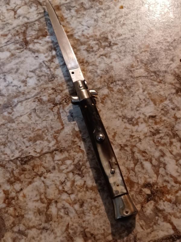 11"  Horn Transitional Italian Stiletto. Rostfrei. 