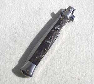 NEW FRANK BELTRAME 11" DARK HORN DAGGER BLADE ITALIAN STILETTO 