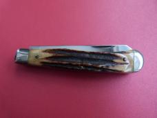 KA-BAR Stag Horn Trapper Knife Never Used or Carried Mint
