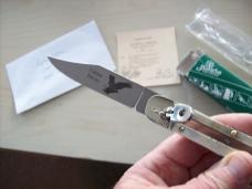 Vintage Hubertus Knife Limited Edition "Carpe Diem" Bone Large Size 11 #43 of 50 UNUSED NIB