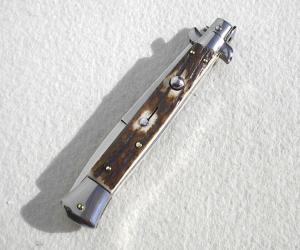 NEW FRANK BELTRAME 11" GENUINE STAG ITALIAN STILETTO