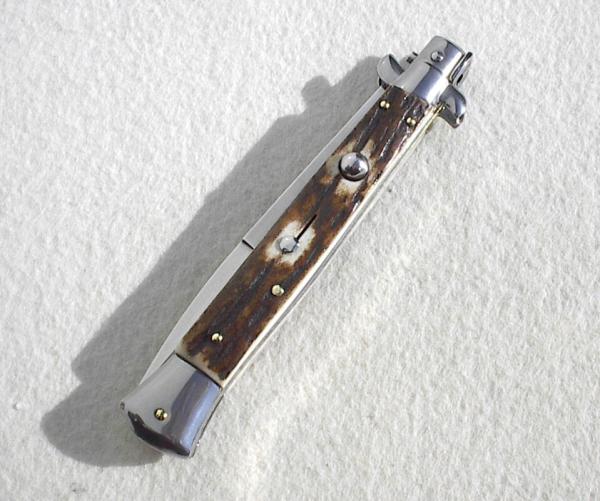 NEW FRANK BELTRAME 11" GENUINE STAG ITALIAN STILETTO