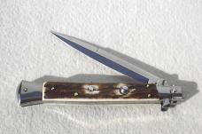 NEW FRANK BELTRAME 11" GENUINE STAG ITALIAN STILETTO