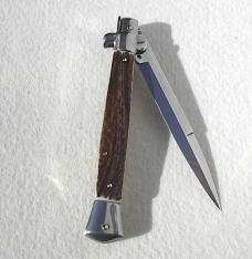 NEW FRANK BELTRAME 11" GENUINE STAG ITALIAN STILETTO