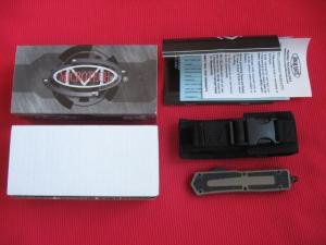 Rare Microtech 2006 SCARAB D/E Tan Tactical OTF Switchblade Knife - New In Box w/Paperwork !