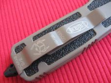 Rare Microtech 2006 SCARAB D/E Tan Tactical OTF Switchblade Knife - New In Box w/Paperwork !