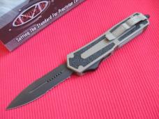 Rare Microtech 2006 SCARAB D/E Tan Tactical OTF Switchblade Knife - New In Box w/Paperwork !