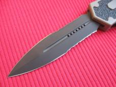 Rare Microtech 2006 SCARAB D/E Tan Tactical OTF Switchblade Knife - New In Box w/Paperwork !