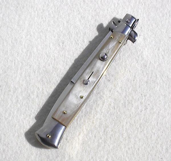 NEW FRANK BELTRAME 11" GENUINE LIGHT HORN ITALIAN STILETTO