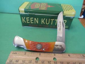 Keen Kutter By Bear for the NKCA Orange Bone Lock Back 2010 Youth Knife 