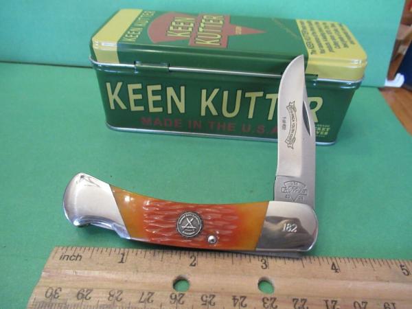 Keen Kutter By Bear for the NKCA Orange Bone Lock Back 2010 Youth Knife 