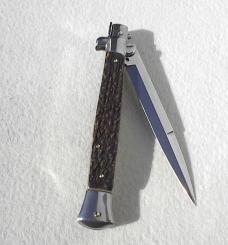 NEW FRANK BELTRAME 11" GENUINE STAG ITALIAN STILETTO