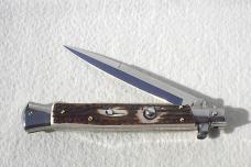 NEW FRANK BELTRAME 11" GENUINE STAG ITALIAN STILETTO