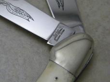 Parker Eagle Brand Custom Series Bone Folding Hunter Knife 