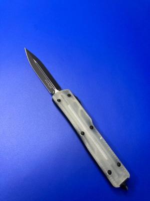 Microtech UTX-70 D/E OTF Automatic Knife Natural Jade G-10