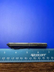 Microtech UTX-70 D/E OTF Automatic Knife Natural Jade G-10