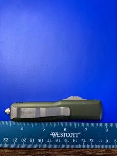 Microtech UTX-85 S/E OTF Automatic Knife OD Green