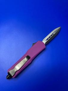 CobraTec Small FS-3 Purple OTF Knife with Sheath