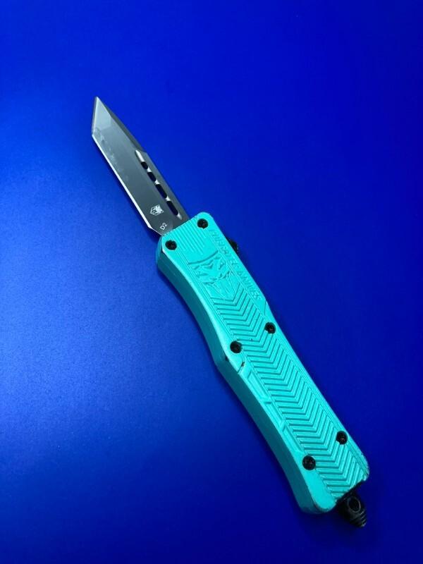 CobraTec Small CTK-1 Tiffany Blue OTF Knife