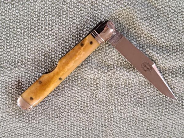 Great Eastern Cutlery (GEC) Ben Hogan knife; 651112; Lock-back; Calico Bone; #8 of 25