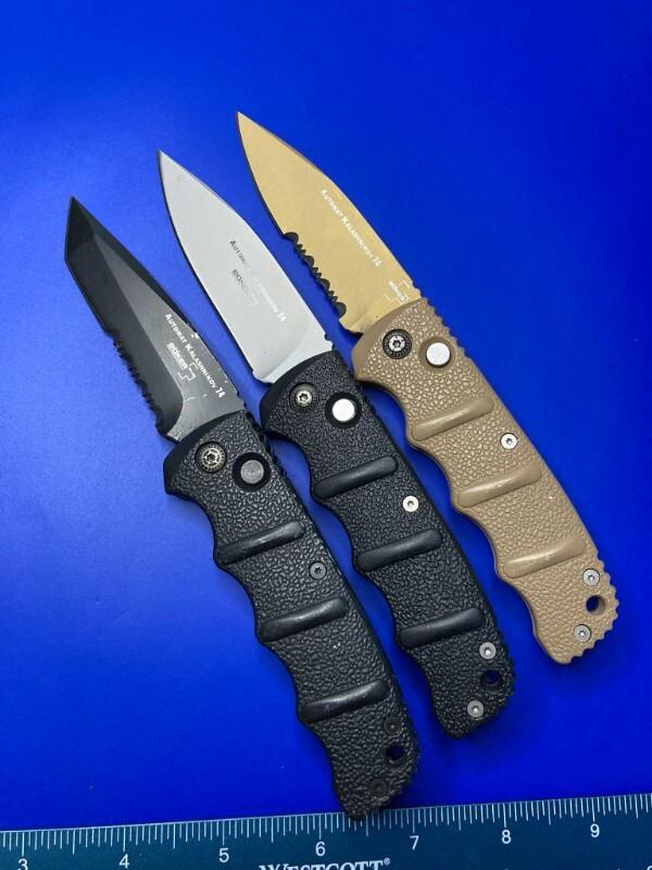 Lot of 3 Boke Kalashnikov Automatic Knives