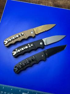 Lot of 3 Boke Kalashnikov Automatic Knives