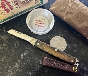 Great Eastern Cutlery #053121SS (Stainless Steel) Keychain Knife, Stag Handle, New (GEC 05) #1 