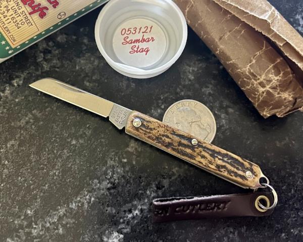 Great Eastern Cutlery #053121SS (Stainless Steel) Keychain Knife, Stag Handle, New (GEC 05) #2 Great Eastern Cutlery #053121SS (Stainless Steel) Keychain Knife, Stag Handle, New (GEC 05) #2