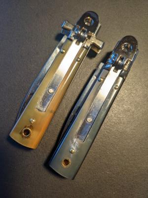 AGA CAMPOLIN DUO SET...15 CM...6 INCH MINI DOMINUS SLIMLINE HONEY HORN SET 