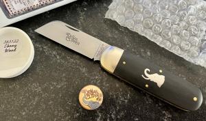 Great Eastern Cutlery Tidioute 363122 Toenail Clipper, Ebony Wood Handle, GEC 36, New 
