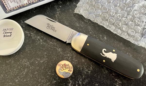 Great Eastern Cutlery Tidioute 363122 Toenail Clipper, Ebony Wood Handle, GEC 36, New Great Eastern Cutlery Tidioute 363122 Toenail Clipper, Ebony Wood Handle, GEC 36, New